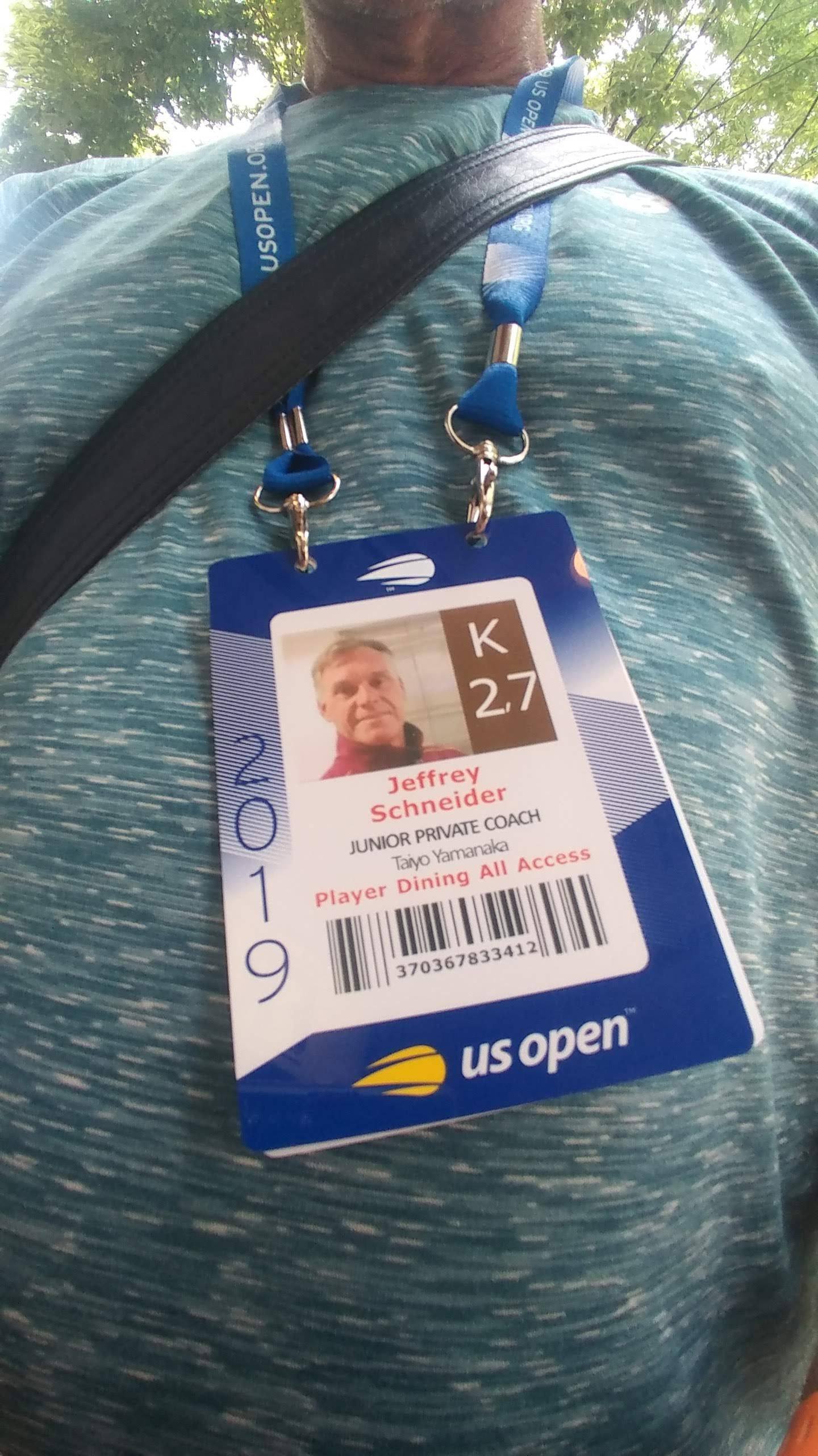 US Open 2019 — Junior Private Coach (Taiyo Yamanaka)